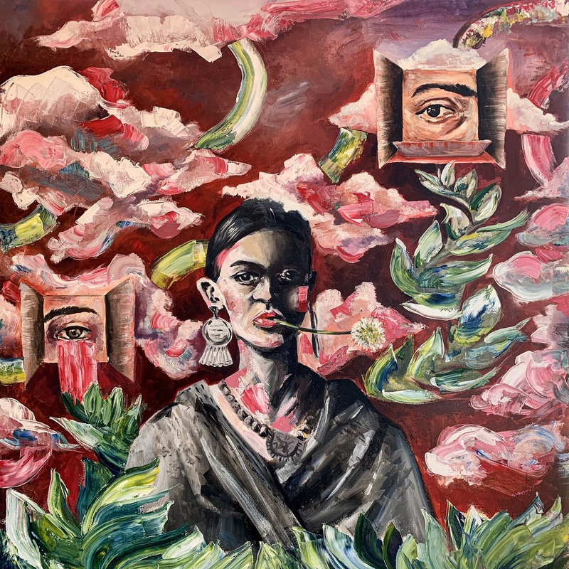 Širdies fantazijos / Aliejus - drobė, 120 x 100, 2019